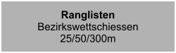 RanglistenBezirkswettschiessen25/50/300m
